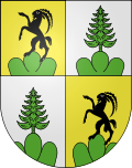 Wappen Gemeinde Les Montets Kanton Freiburg