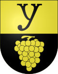 Wappen Gemeinde Yvorne Kanton Waadt